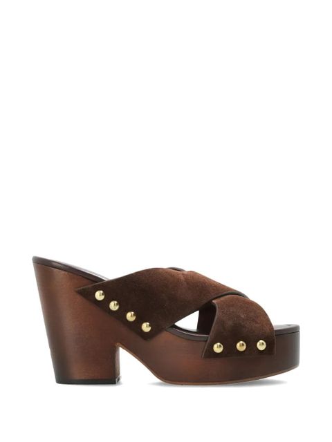 Paris Texas studded crossover sandals - Brown - zdjęcie produktu nr 1