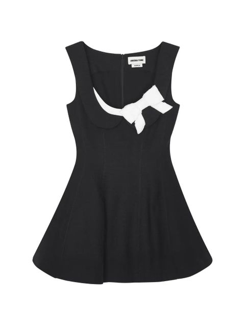 SHUSHU/TONG bow-embellishment midi dress - Black - zdjęcie produktu nr 1