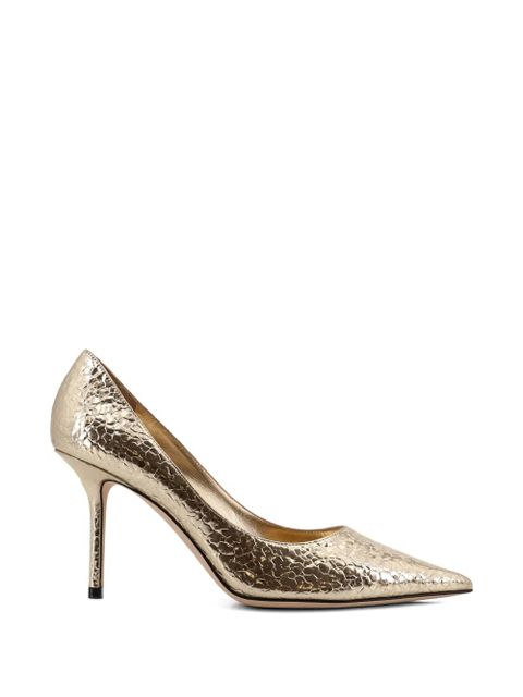 Jimmy Choo Love heeled pumps - Gold - zdjęcie produktu nr 1