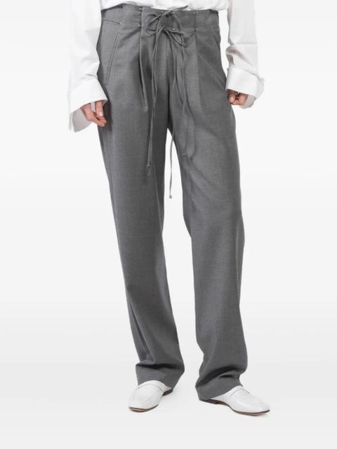 Aya Muse wool trousers - Grey - zdjęcie produktu nr 1