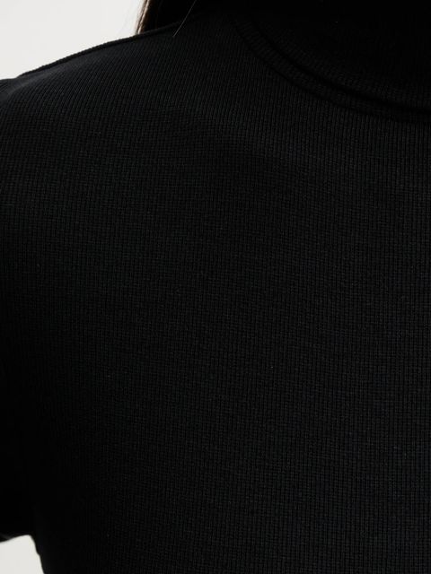 Marc O'Polo longsleeve kolor czarny z golfem 5000007490