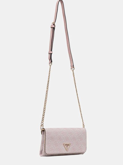 Guess kopertówka NOELLE kolor różowy HWBG78 79750