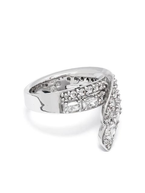 Swarovski Hyperbola crystal-embellished ring - Silver - zdjęcie produktu nr 1