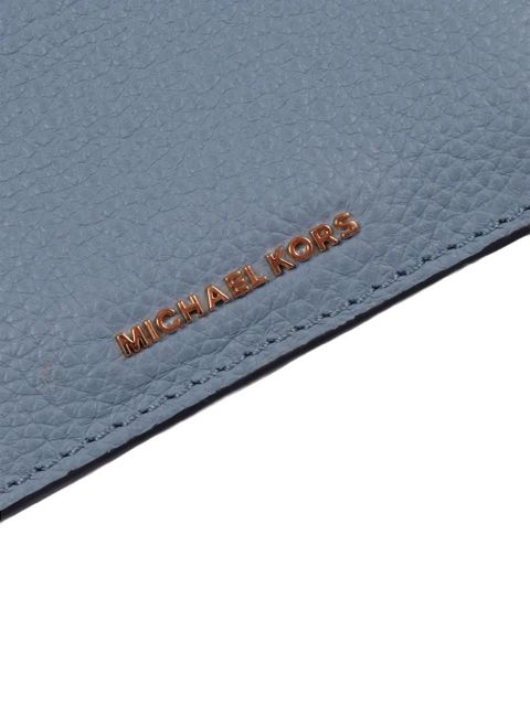 Michael Kors pebbled leather wristlet - Blue