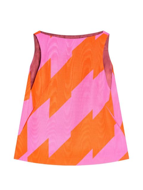 DRIES VAN NOTEN zigzag mini dress - Pink - zdjęcie produktu nr 1
