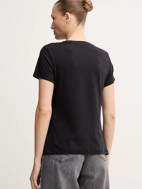 Dkny t-shirt damski kolor czarny DJ5T1631 - zdjęcie produktu nr 2