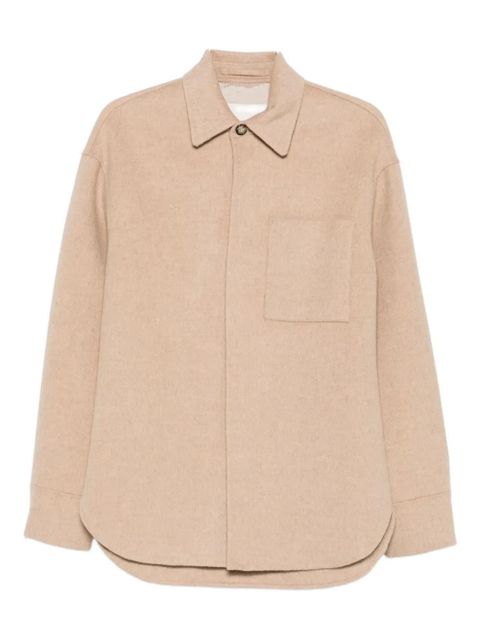 JW Anderson buttoned patch-pocket jacket - Neutrals
