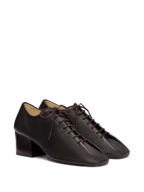 LEMAIRE Souris leather lace-up derby shoes - Brown - zdjęcie produktu nr 2