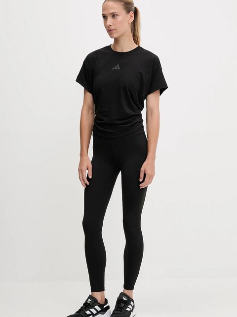 adidas Performance legginsy do jogi All Me damskie kolor czarny gładkie JW7584