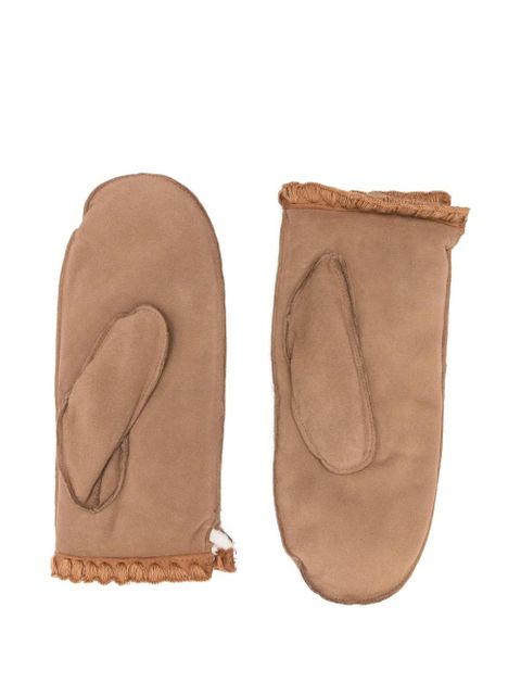UGG border-detail mittens - Neutrals - zdjęcie produktu nr 2