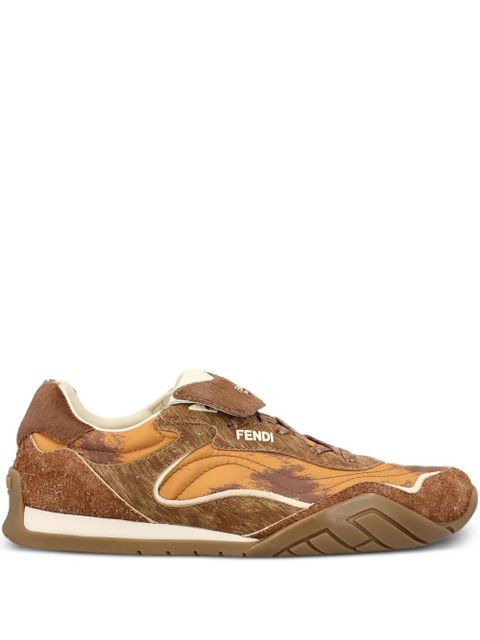 FENDI Wave Pulse lace-up sneakers - Brown - zdjęcie produktu nr 1