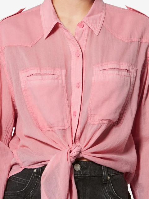 MARANT ÉTOILE Valiane pocket shirt - Pink