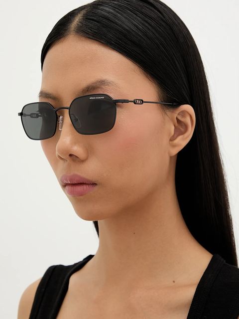 Armani Exchange okulary przeciwsłoneczne kolor czarny 0AX2056S - zdjęcie produktu nr 1