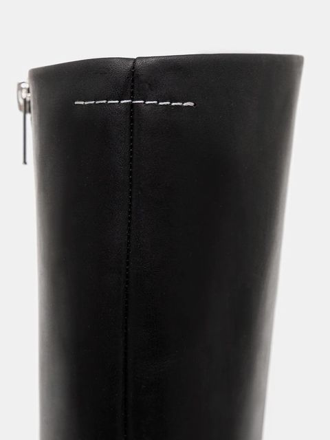 MM6 Maison Margiela kozaki skórzane