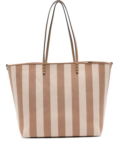 FENDI large striped tote bag - Neutrals - zdjęcie produktu nr 1