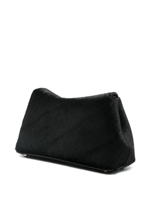 TOTEME pony hair T-lock clutch - Black