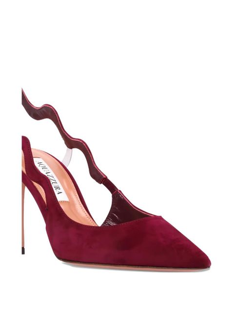 Aquazzura 8mm Artiste Sling pumps - Red - zdjęcie produktu nr 2