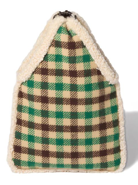 Miu Miu check-pattern shoulder bag - Green - zdjęcie produktu nr 2