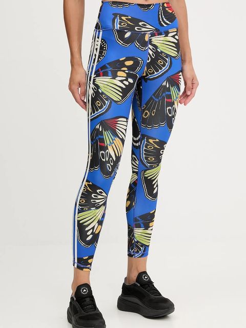 adidas Performance legginsy treningowe x Farm Rio damskie kolor niebieski wzorzyste JL8628 - zdjęcie produktu nr 1