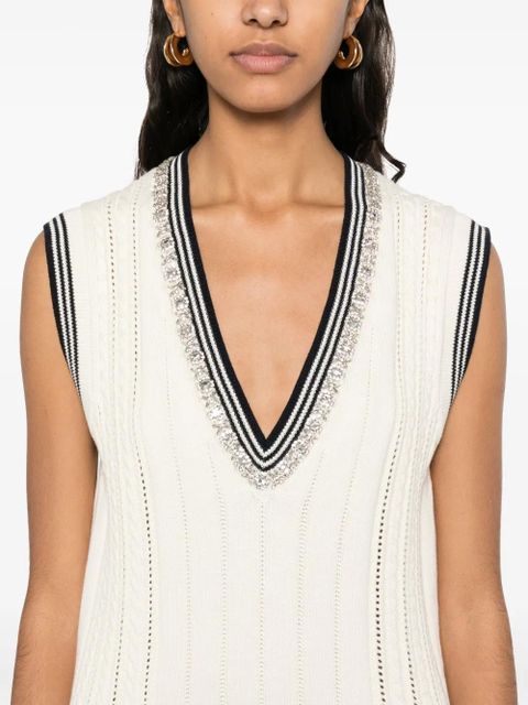 Golden Goose Varsity Marjory mini dress - Neutrals