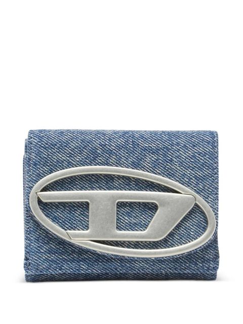 Diesel logo-plaque wallet - Blue - zdjęcie produktu nr 1
