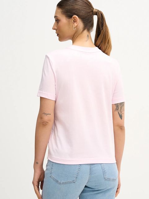 Calvin Klein Jeans t-shirt bawełniany damski kolor różowy LV047E813G