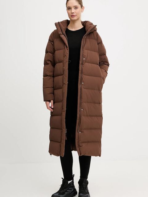 Columbia kurtka puchowa Amaze Puff kolor brązowy zimowa 2134894