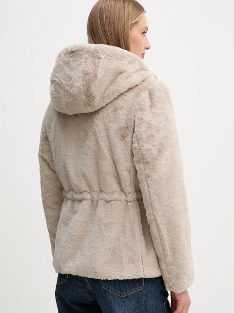 Geox kurtka dwustronna KAULA kolor szary przejściowa W5622E TC197