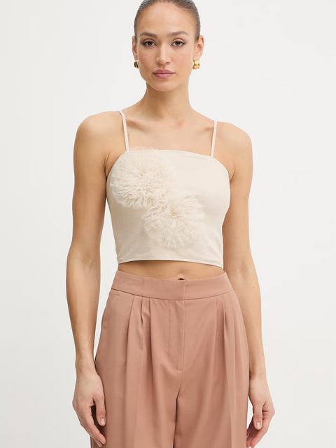 Twinset bluzka damska z bawełną - zdjęcie produktu nr 2