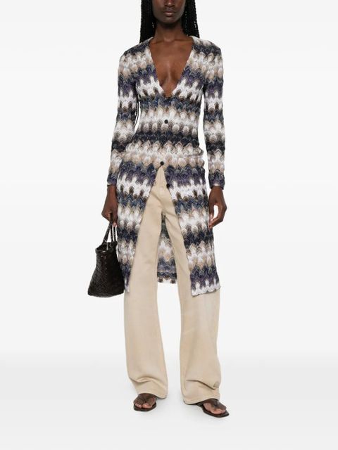 Missoni zigzag cardigan - White - zdjęcie produktu nr 2