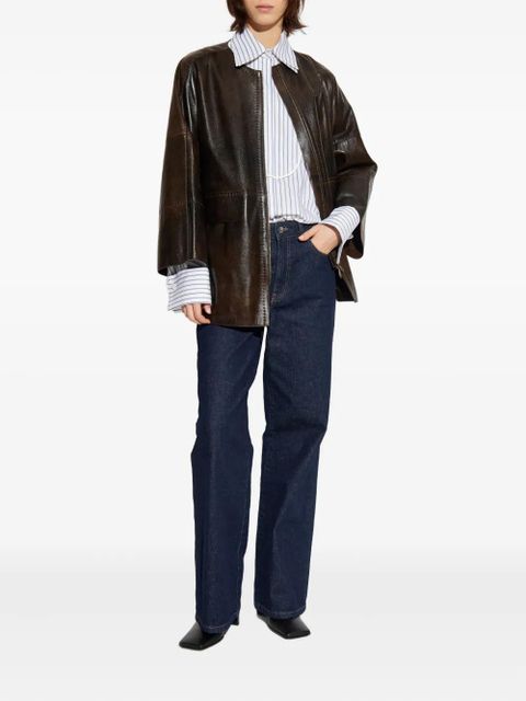 Max Mara Gambero zip-up jacket - Brown - zdjęcie produktu nr 2