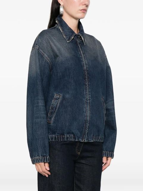Prada zip-up denim jacket - Blue