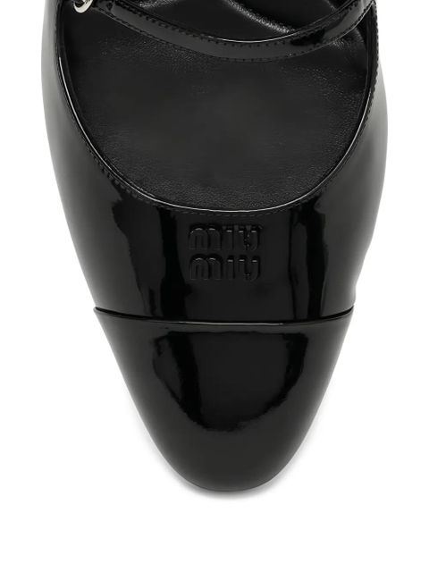 Miu Miu leather pumps - Black