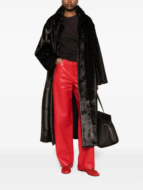 Róhe lambskin pants - Red
