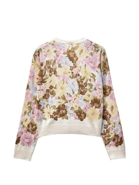 Versace printed silk knit cardigan - Neutrals - zdjęcie produktu nr 2