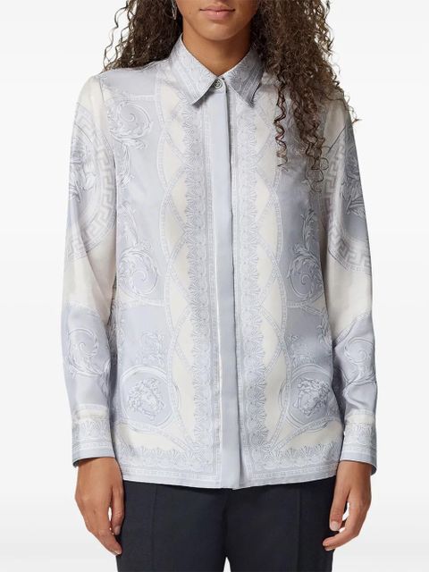 Versace La Coupe des Dieux silk shirt - Blue