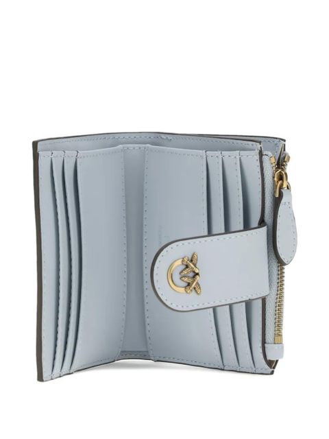 PINKO appliqué zipped wallet - Blue