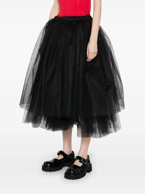 Comme Des Garçons A-line skirt - Black