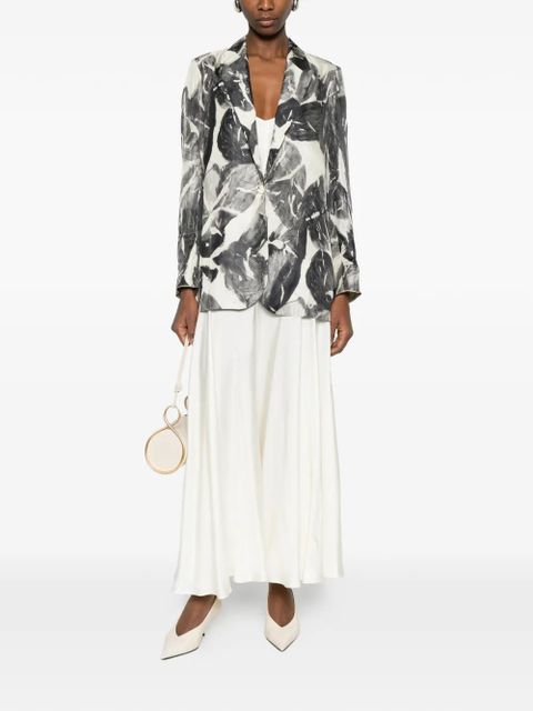 Alysi Monopetto floral single-breasted jacket - White - zdjęcie produktu nr 2