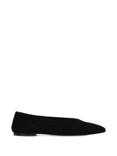 Aeyde pointed toe suede shoes - Black - zdjęcie produktu nr 1