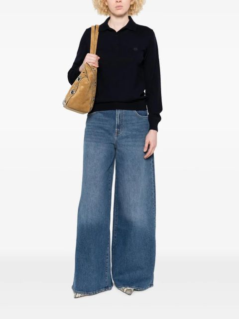 ETRO polo-collar sweatshirt - Blue - zdjęcie produktu nr 2