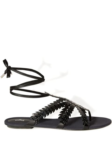 PUCCI feather embellished sandals - Black - zdjęcie produktu nr 1