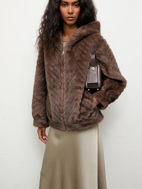 Answear.LAB płaszcz kolor brązowy - zdjęcie produktu nr 2