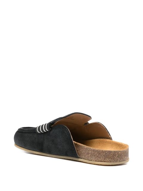 JW Anderson suede mules - Black