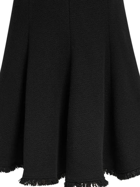 Gabriela Hearst fringed A-line midi skirt - Black - zdjęcie produktu nr 2