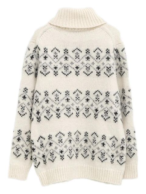 Moncler patterned sweater - Neutrals