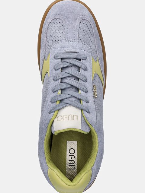 Liu Jo sneakersy zamszowe CONNOR 01 damskie kolor niebieski BA6051PX658S4091