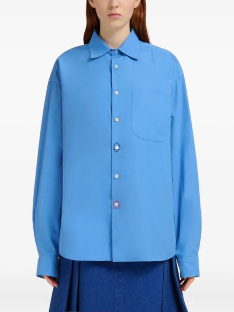 Marni button-up long-sleeve shirt - Blue - zdjęcie produktu nr 2