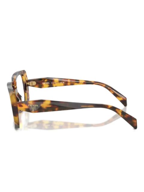 Prada Eyewear square-frame glasses - Brown