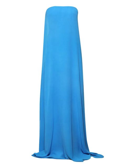 Christopher Esber strapless tie-back maxi dress - Blue - zdjęcie produktu nr 1